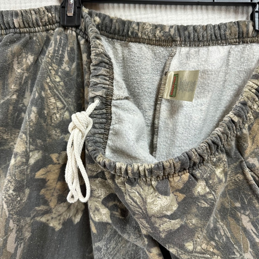 Y2K Mossy Oak Real Tree Camouflage Pocket Sweatpants Outdoors Vintage Adult 3XL - Picture 6 of 8